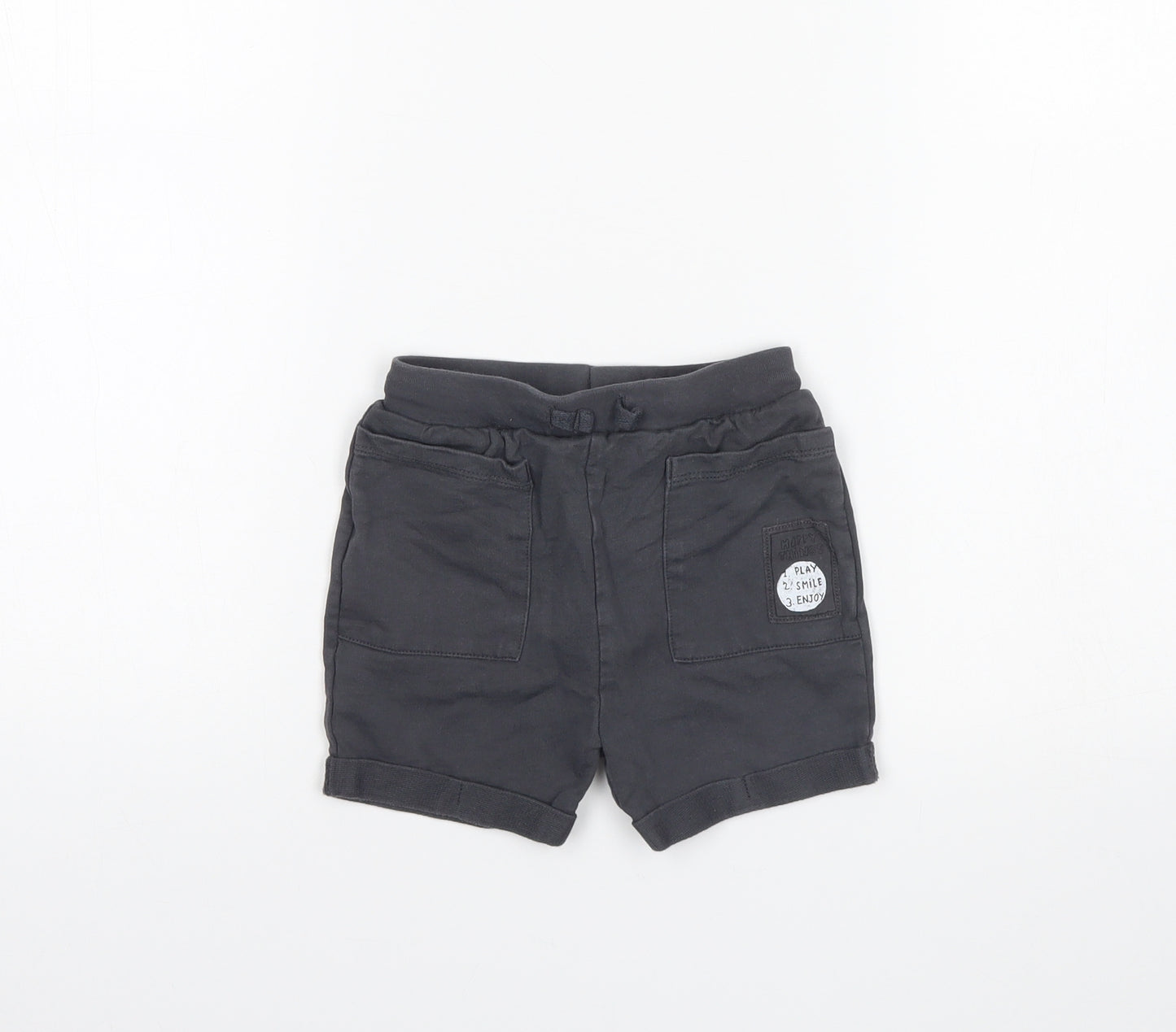 George Boys Grey   Cropped Trousers Size 2 Years