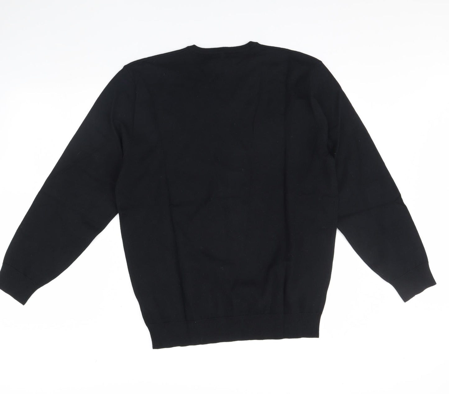 Aspen & Court Mens Black   Pullover Jumper Size L