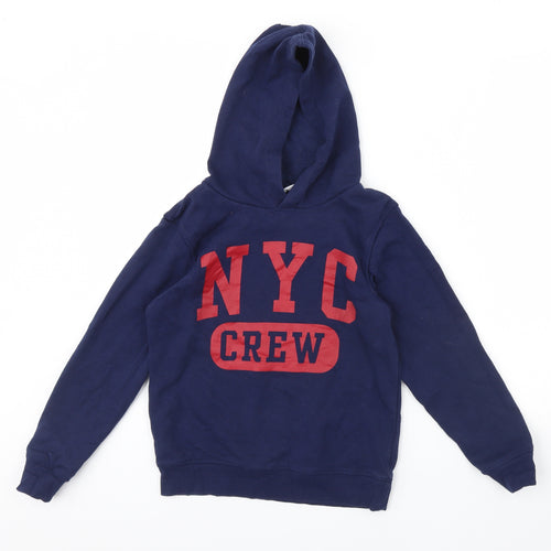 H&M Boys Blue   Pullover Hoodie Size 8 Years  - nyc