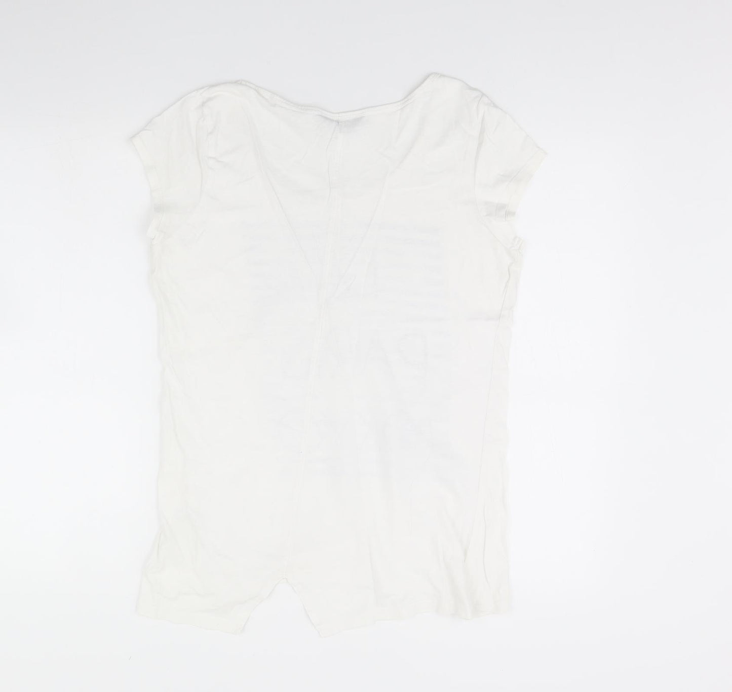 F&F Womens White   Basic T-Shirt Size 16