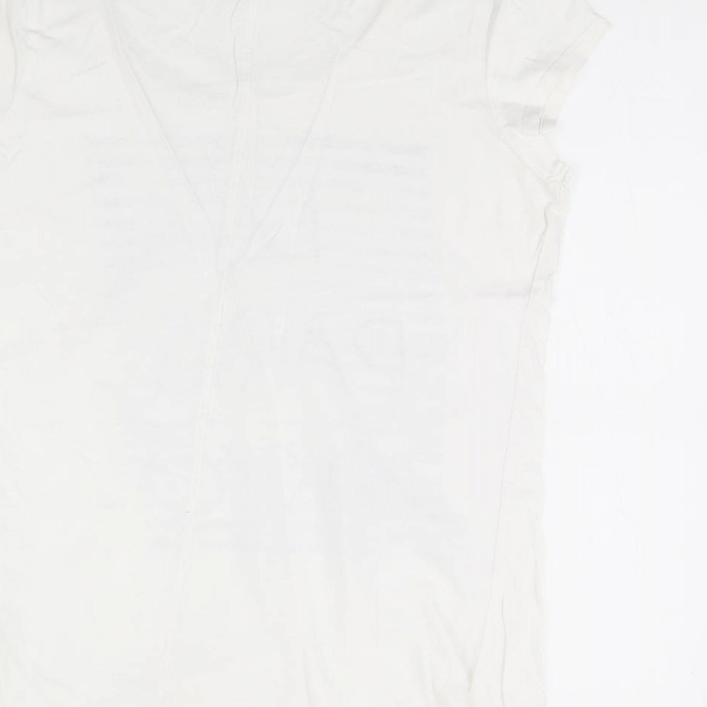 F&F Womens White   Basic T-Shirt Size 16