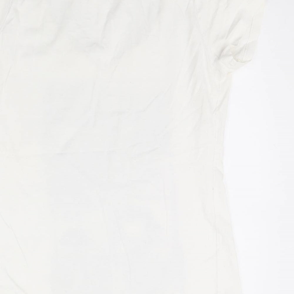 F&F Womens White   Basic T-Shirt Size 16