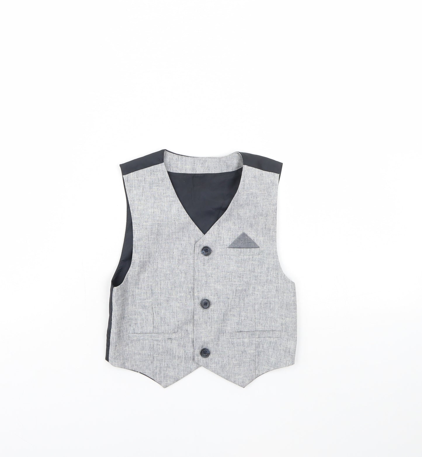 Urban rascals Baby Grey   Jacket Waistcoat Size 24 Months