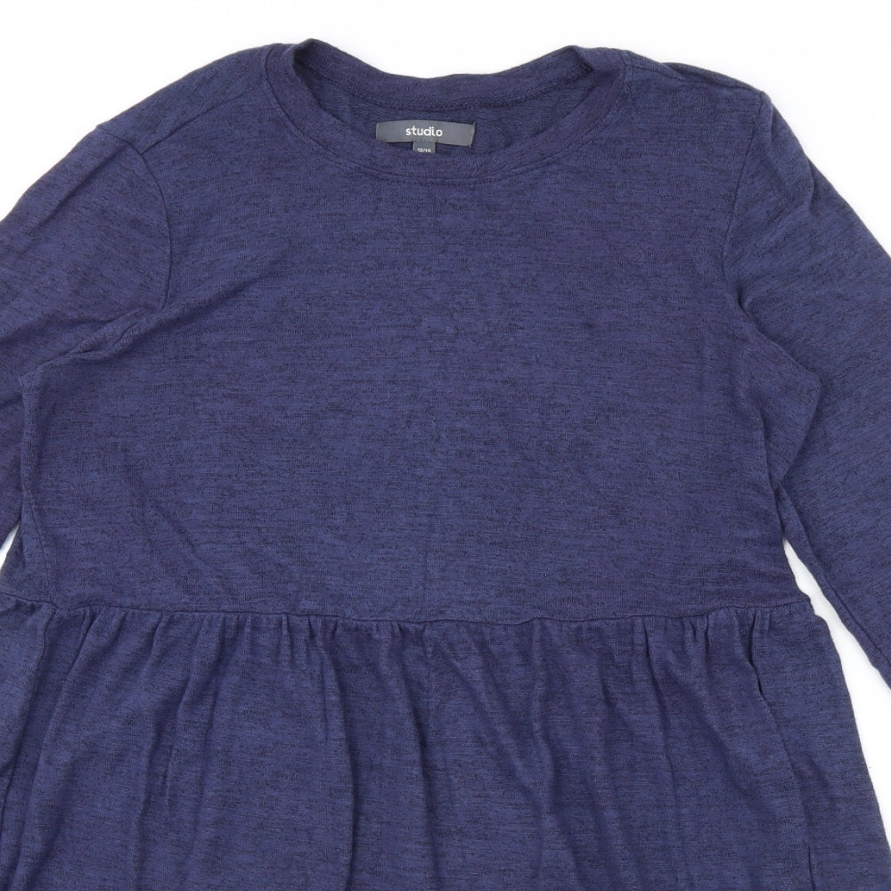 Studio Womens Blue   Shift  Size 12