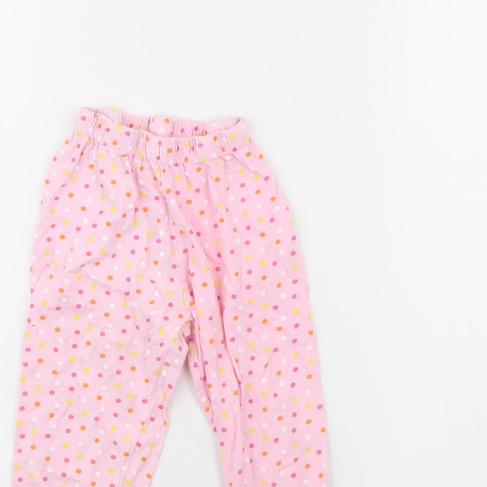 Easter Girls Pink Spotted  Cami Pyjama Pants Size 2 Years