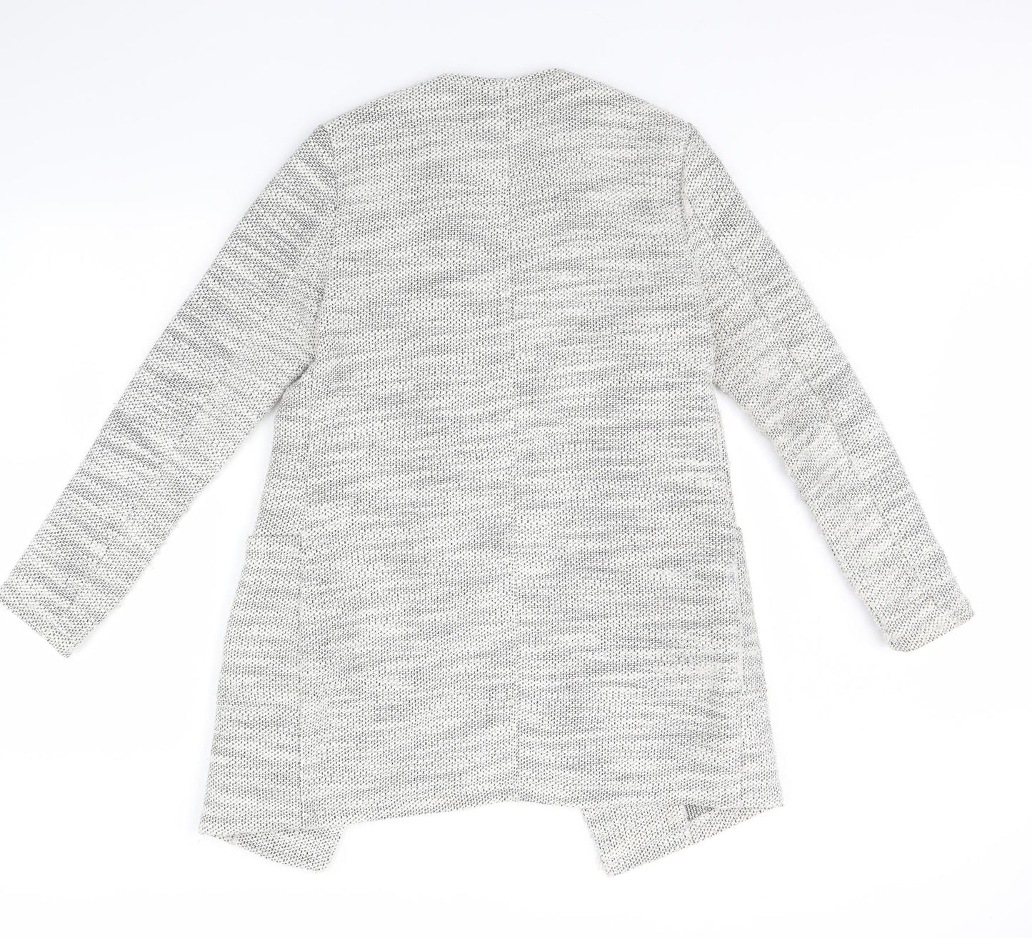 New Look Womens Ivory Herringbone  Jacket  Size 10