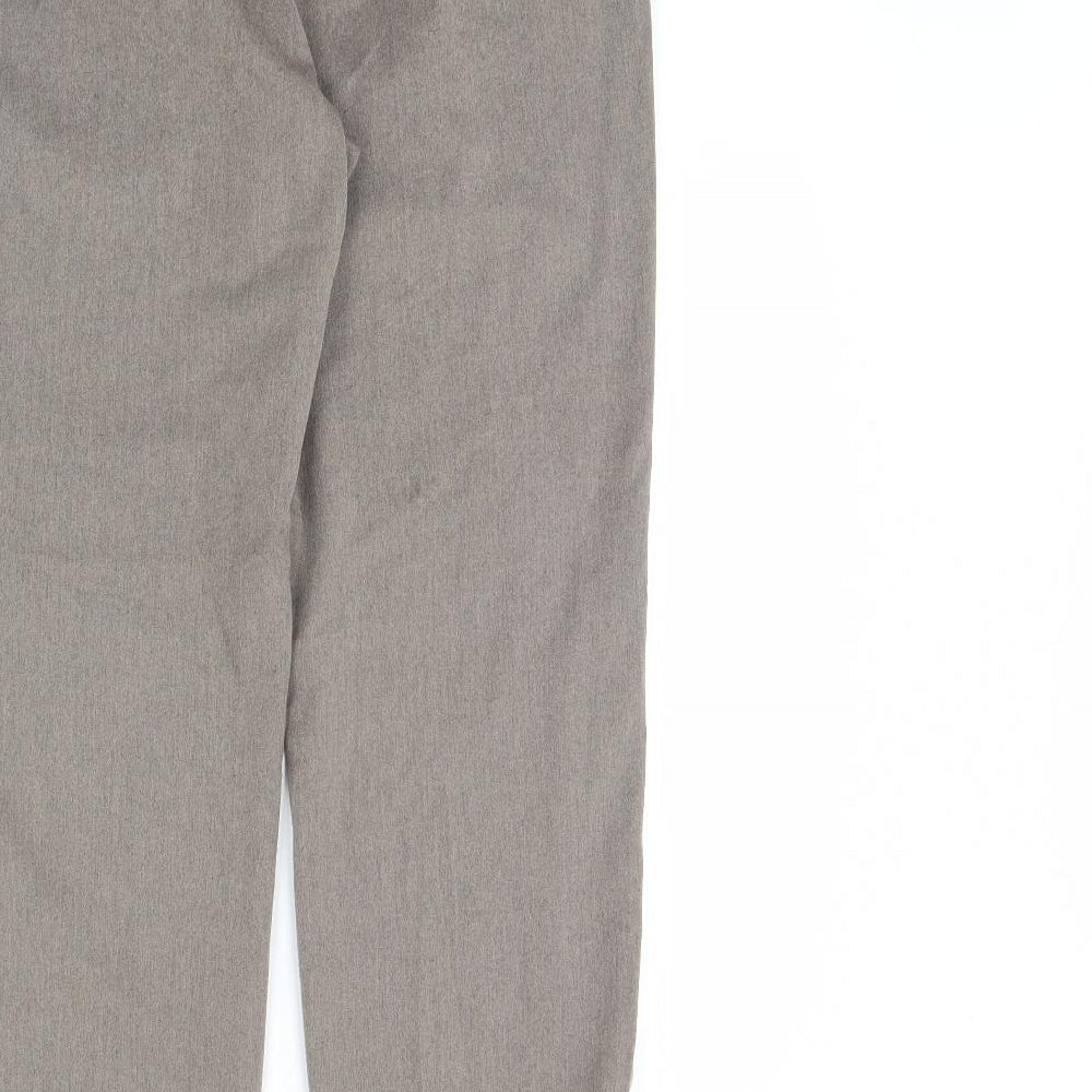 M&s Womens Beige   Trousers  Size 10 L30 in