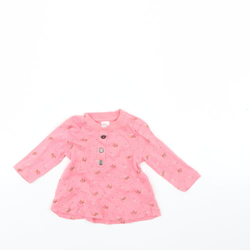 NEXT Girls Pink   Basic Blouse Size 0-3 Months