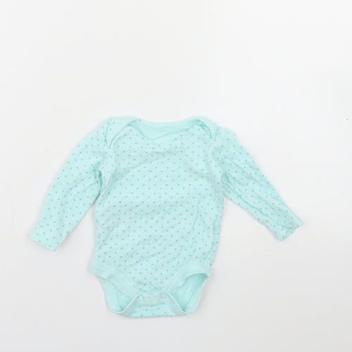 TU Girls Blue Striped  Babygrow One-Piece Size 0-3 Months