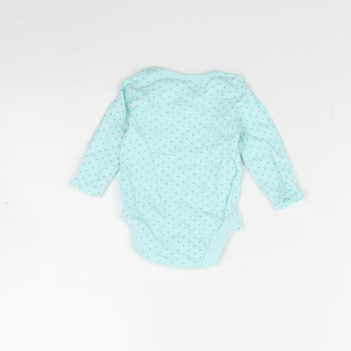 TU Girls Blue Striped  Babygrow One-Piece Size 0-3 Months