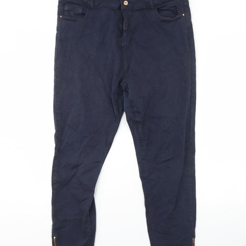 Dunnes Stores Womens Blue  Denim Skinny Jeans Size 18 L30 in
