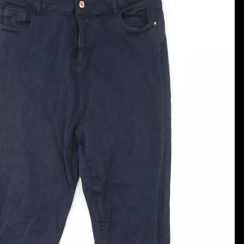 Dunnes Stores Womens Blue  Denim Skinny Jeans Size 18 L30 in