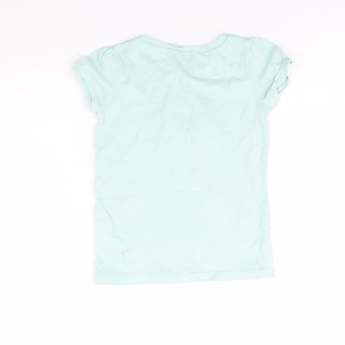 Gap  Girls Green   Basic T-Shirt Size 5 Years