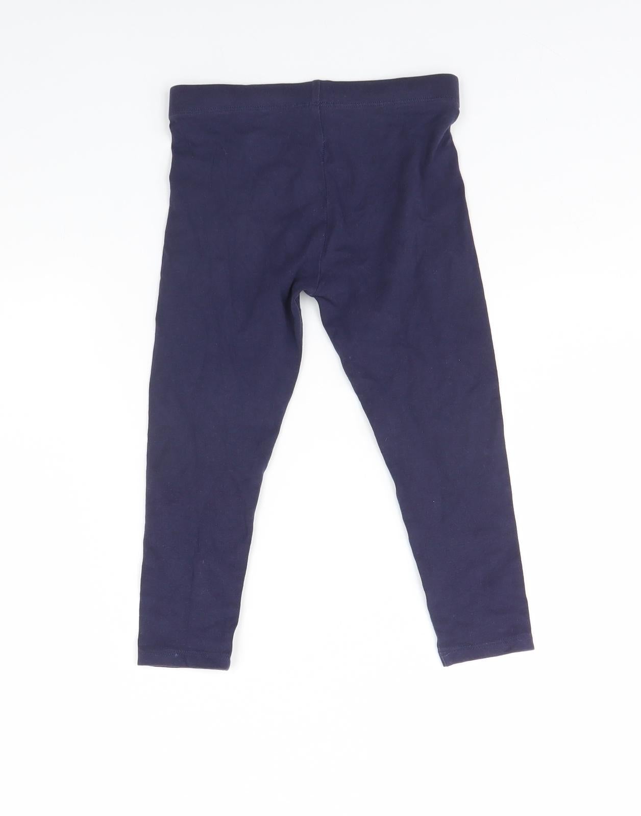George Girls Blue   Capri Trousers Size 3 Years