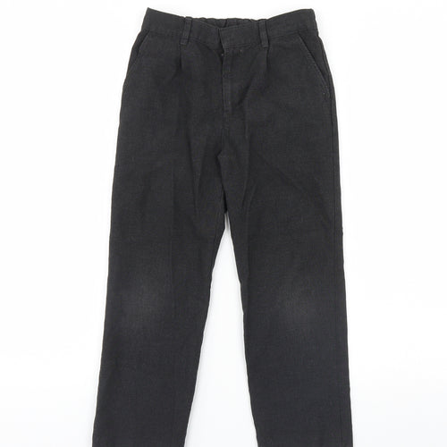 F&F Boys Black   Dress Pants Trousers Size 7 Years