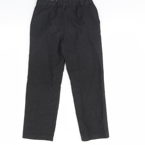 F&F Boys Black   Dress Pants Trousers Size 7 Years