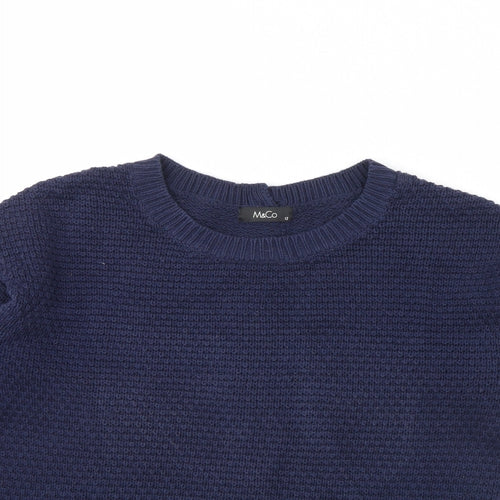 M&Co Womens Blue   Pullover Jumper Size 12