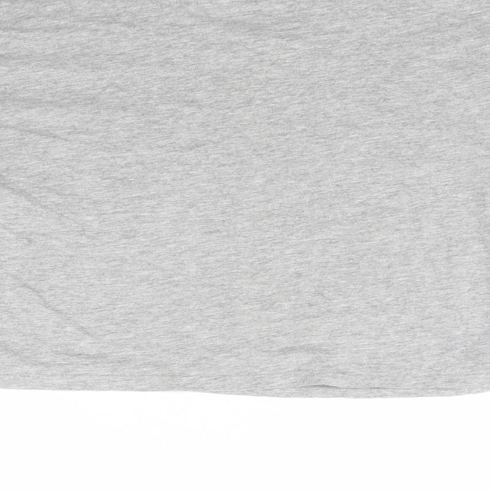 Divided Womens Grey   Cropped T-Shirt Size S