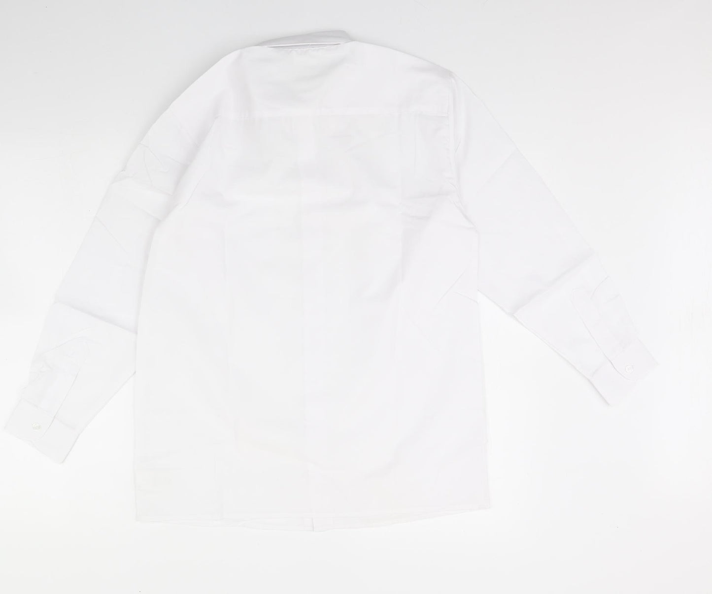 Back to School Boys White   Basic Button-Up Size 13 Years  - school