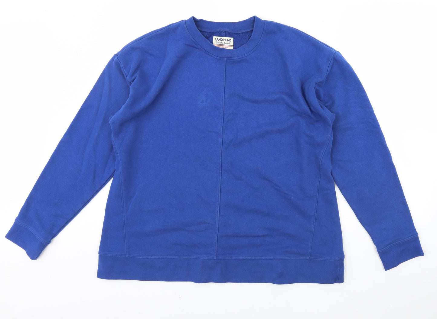 Lands end Womens Blue   Pullover Jumper Size XL