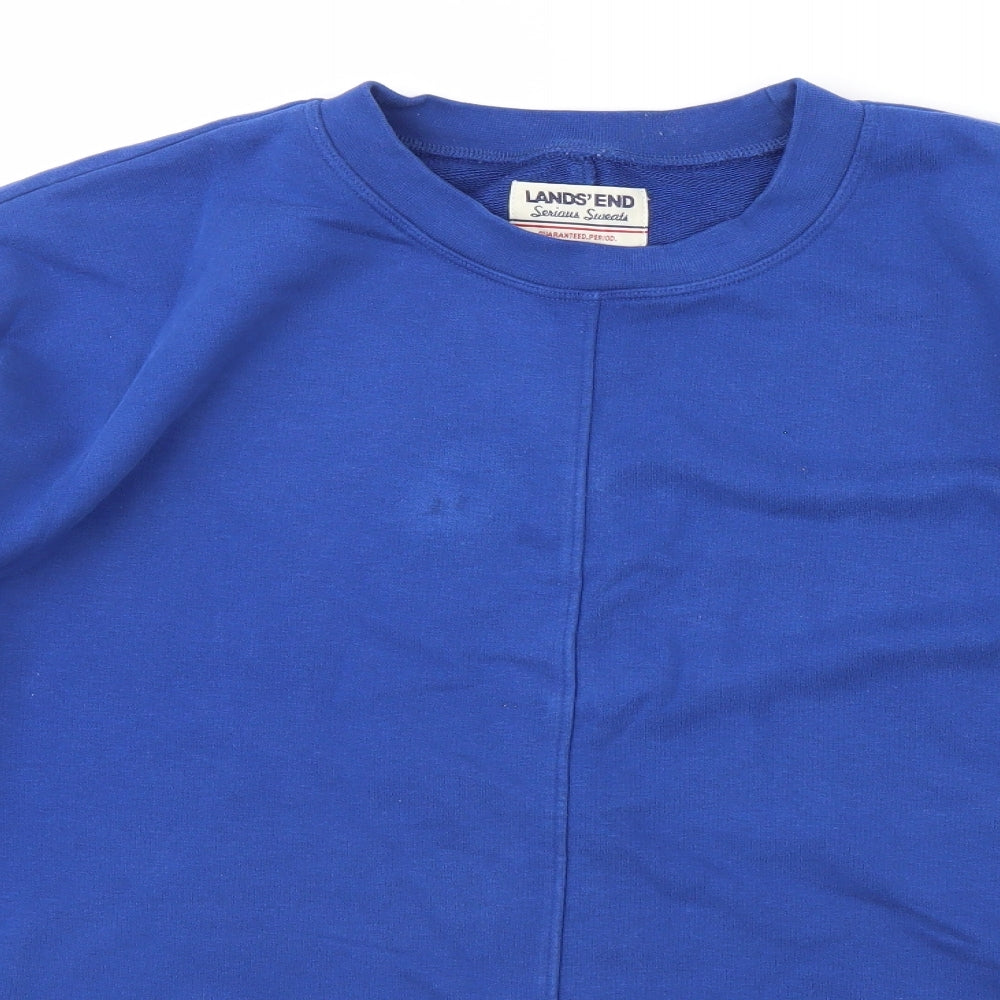 Lands end Womens Blue   Pullover Jumper Size XL