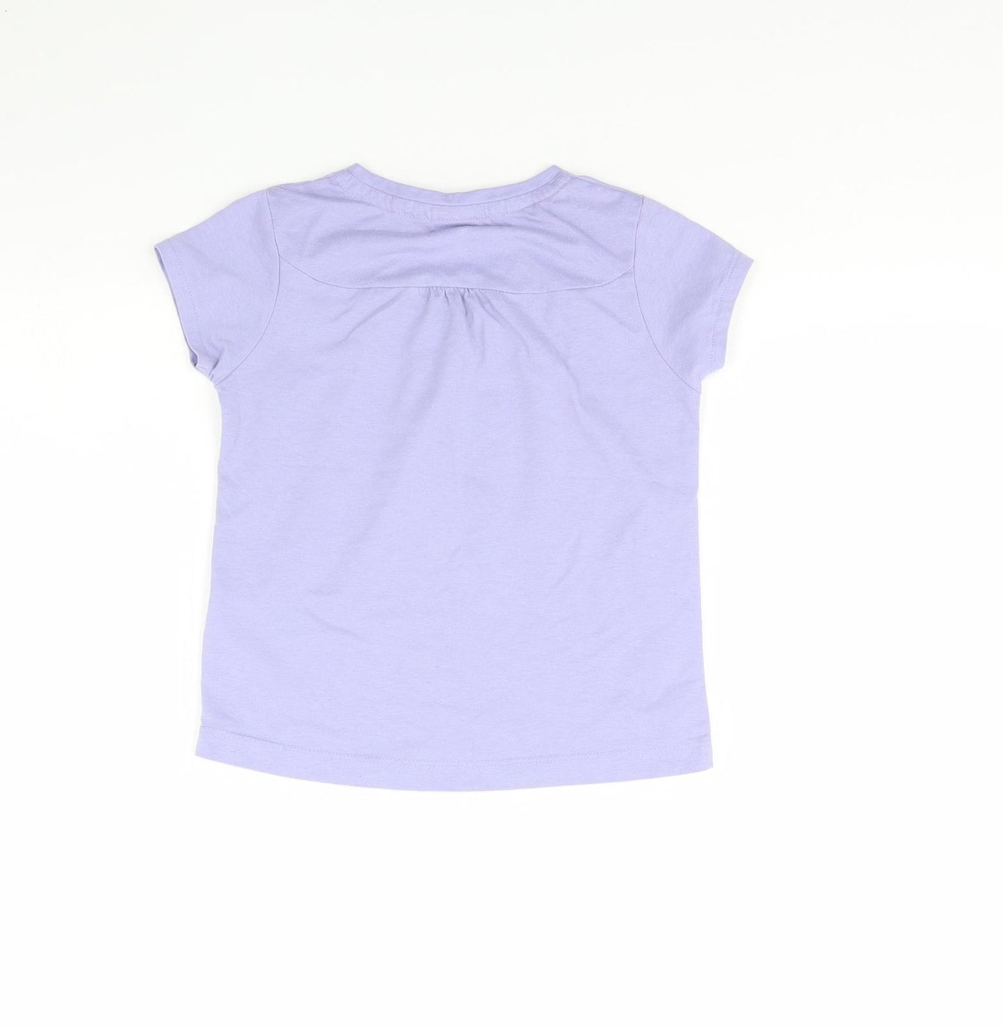 LA Gear Girls Purple   Basic T-Shirt Size 7 Years