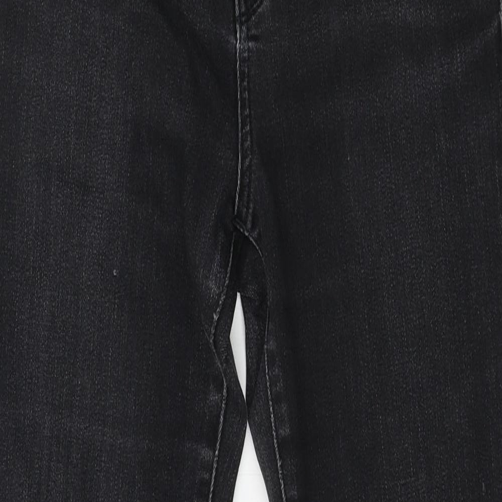 Uniqlo Womens Black  Denim Straight Jeans Size 26 in L33 in