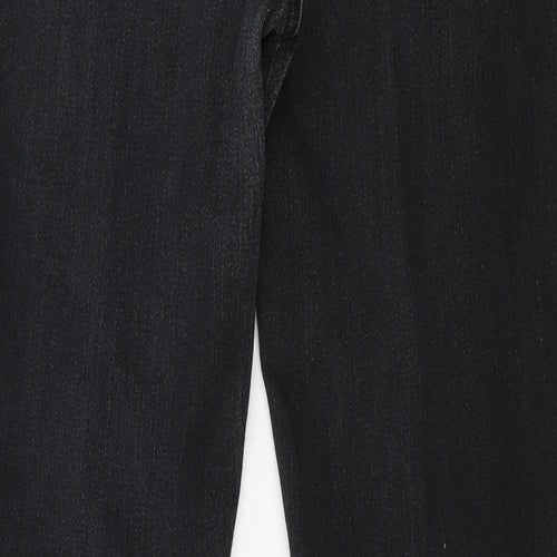 Uniqlo Womens Black  Denim Straight Jeans Size 26 in L33 in