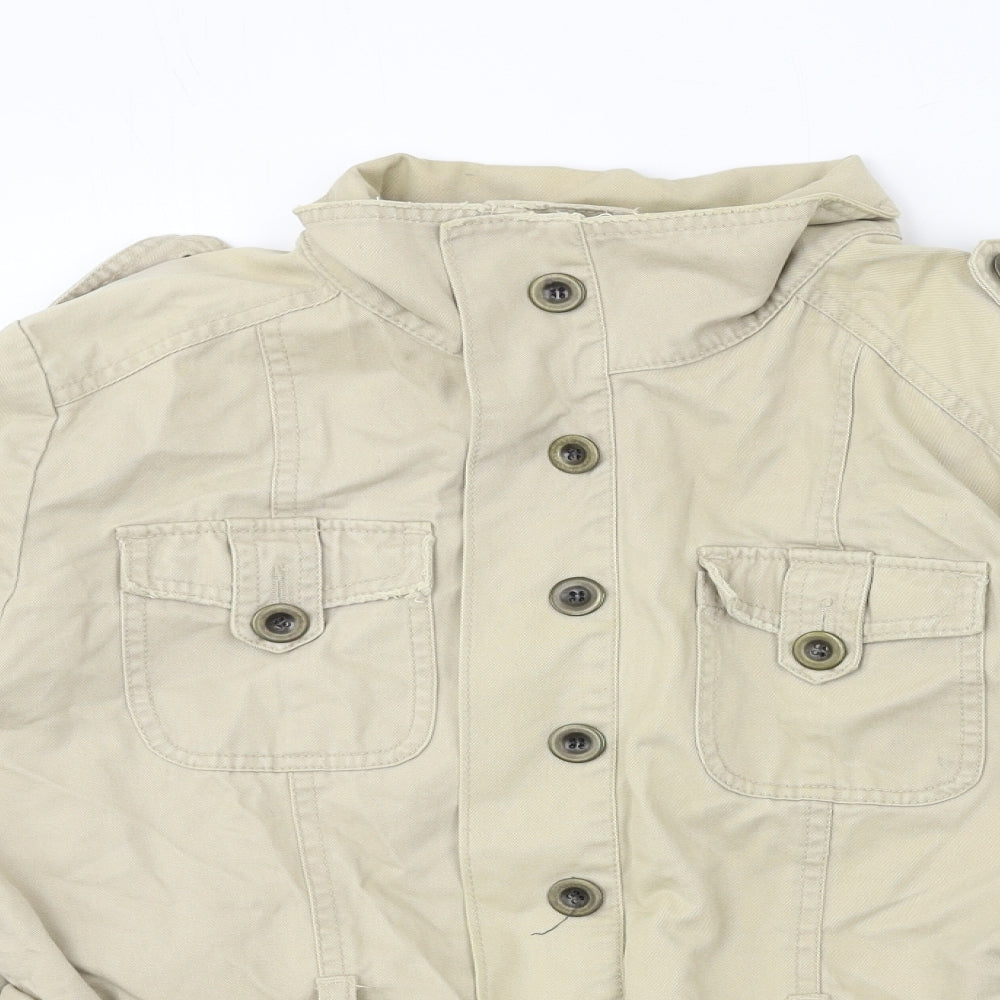 Dorothy Perkins Womens Beige   Jacket  Size 16