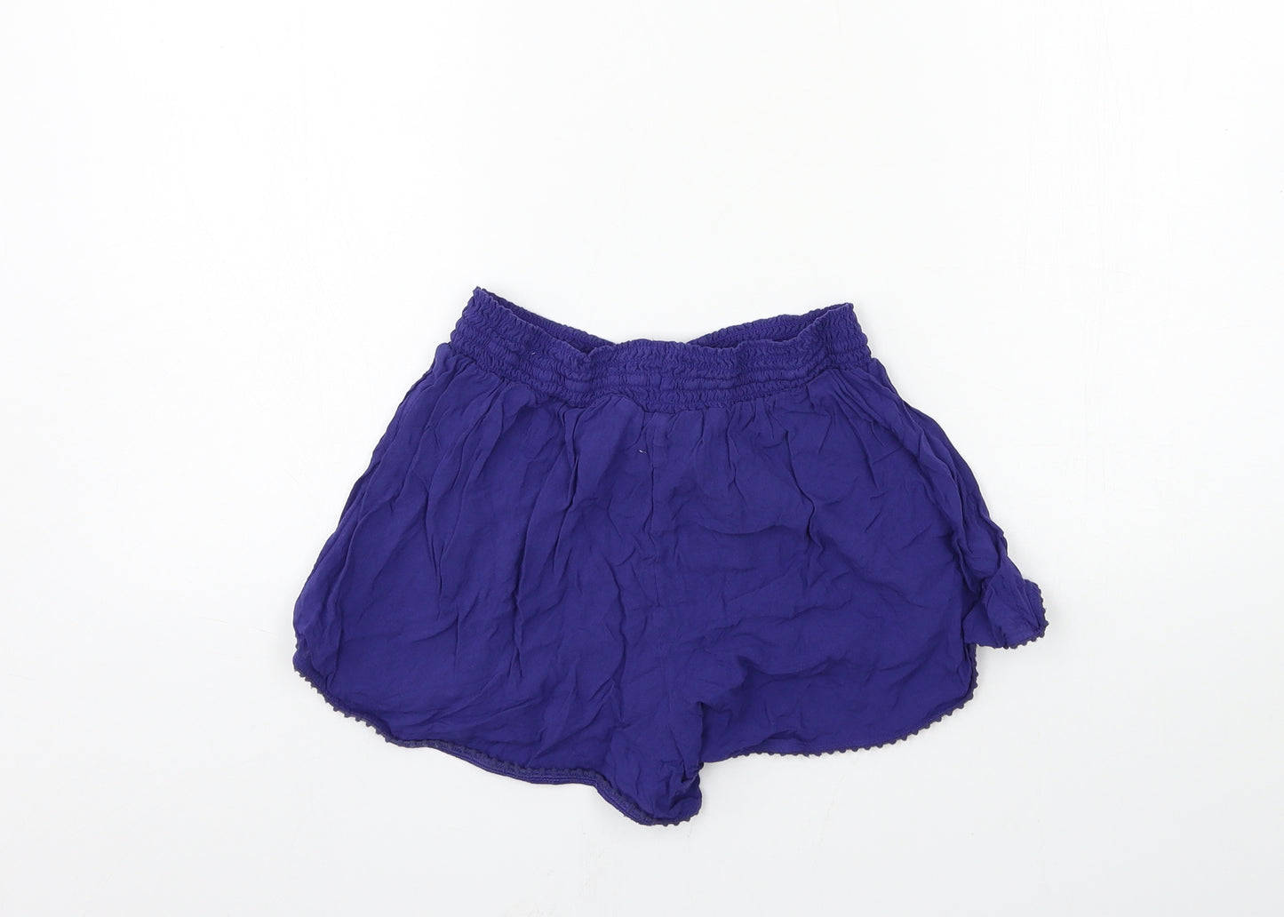 Preworn Girls Blue   Sweat Shorts Size 10 Years