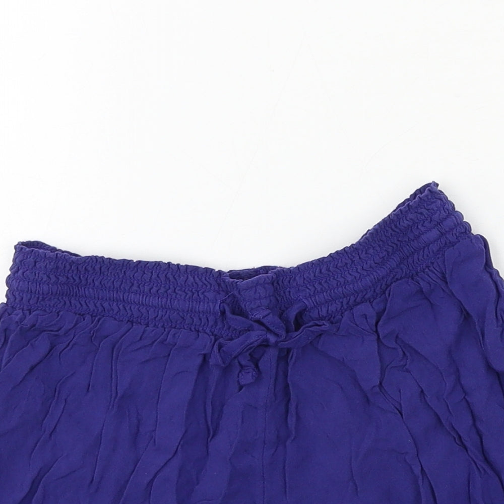 Preworn Girls Blue   Sweat Shorts Size 10 Years