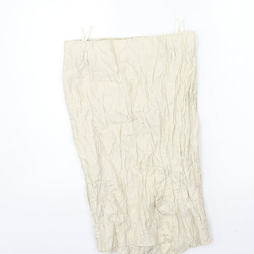 La Ligna Womens Beige   Straight & Pencil Skirt Size 10