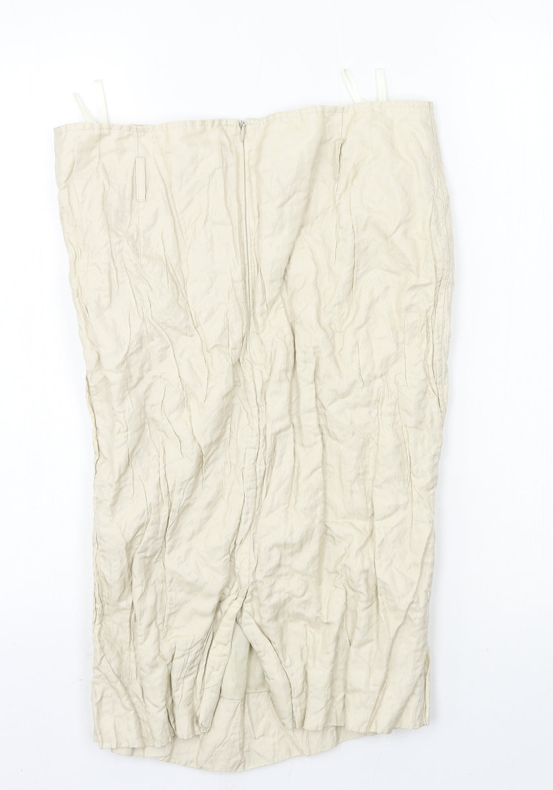 La Ligna Womens Beige   Straight & Pencil Skirt Size 10