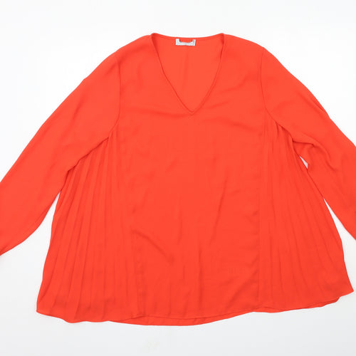 Matalan Womens Red   Basic Blouse Size 12