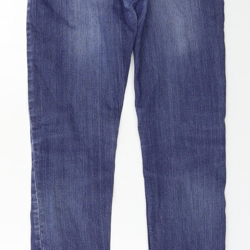 Flash Jeans Womens Blue  Denim Straight Jeans Size 34 in L31 in
