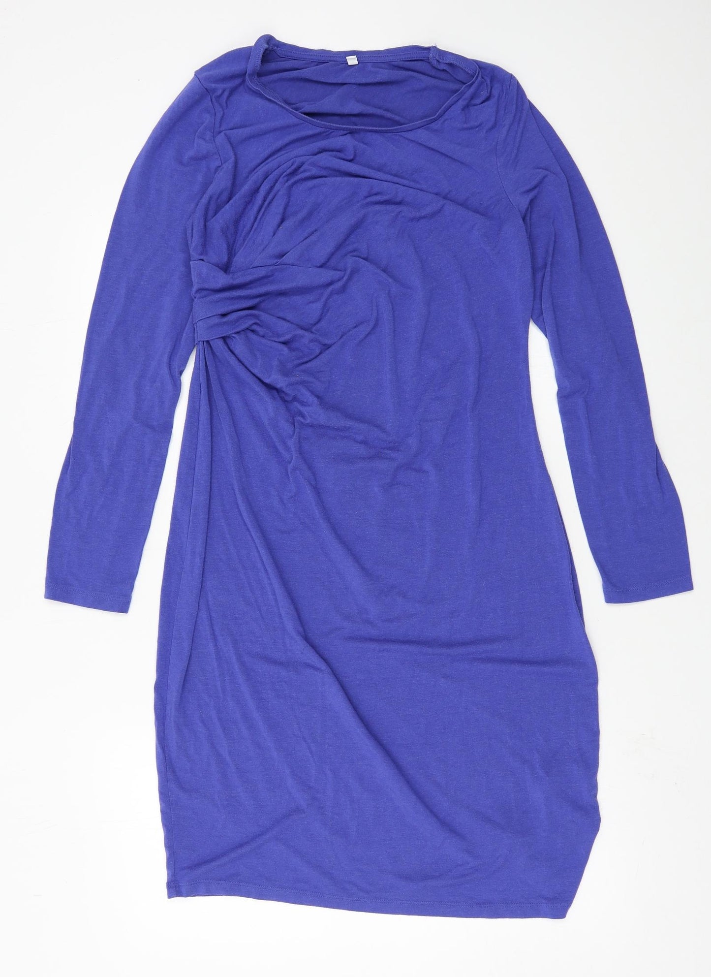 Marks and Spencer Womens Blue  Jersey T-Shirt Dress  Size 14