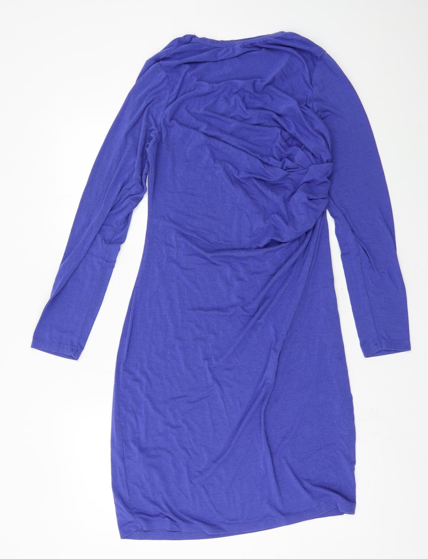Marks and Spencer Womens Blue  Jersey T-Shirt Dress  Size 14