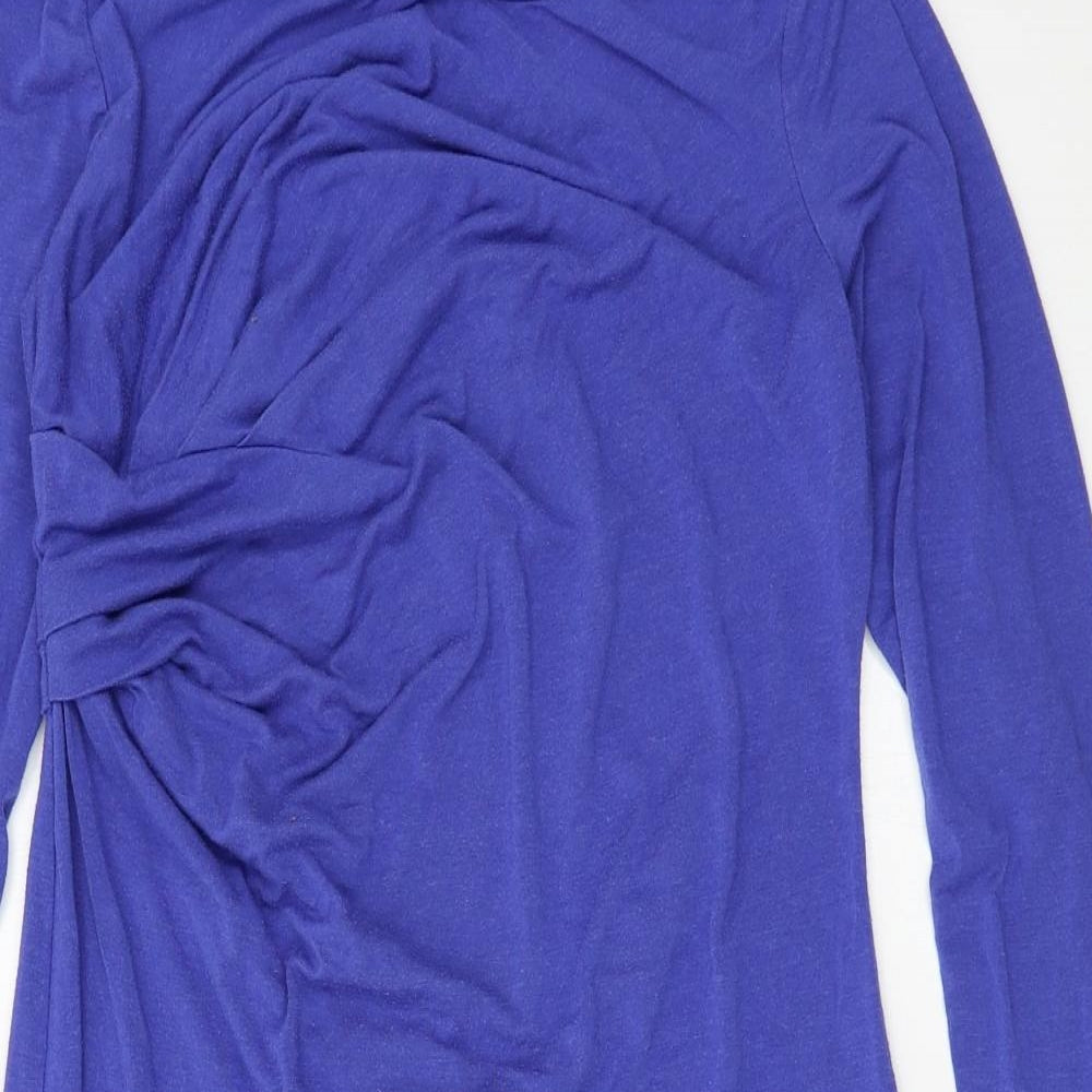 Marks and Spencer Womens Blue  Jersey T-Shirt Dress  Size 14
