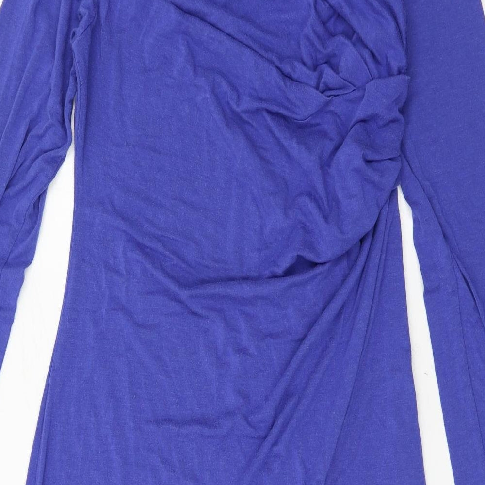 Marks and Spencer Womens Blue  Jersey T-Shirt Dress  Size 14