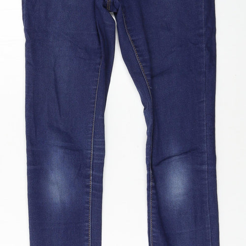 Denim & Co. Womens Blue  Denim Skinny Jeans Size 6 L27 in