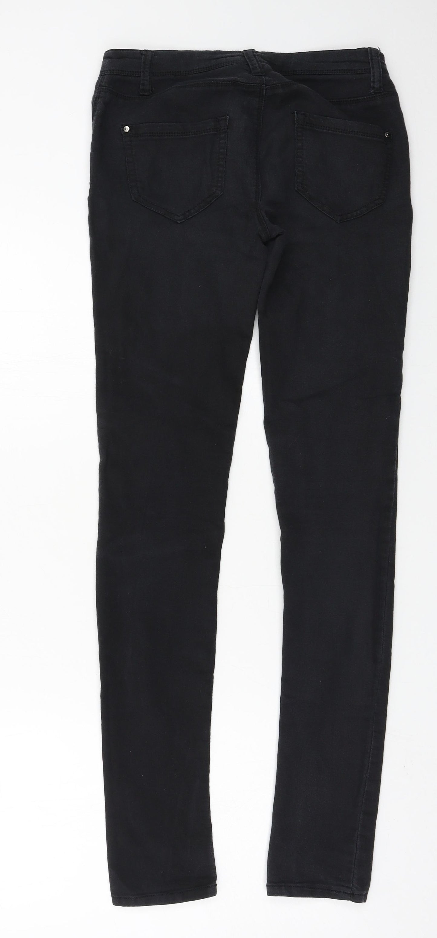 Denim & Co. Womens Green  Denim Skinny Jeans Size 8 L29 in