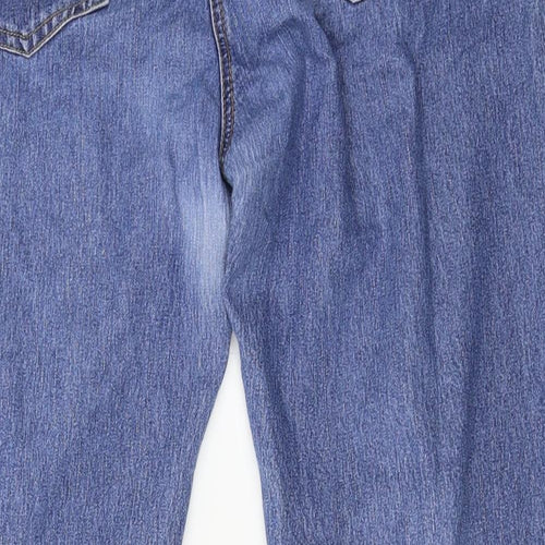 Cellbes Womens Blue  Denim Straight Jeans Size 36 in L26 in