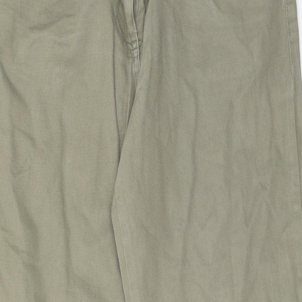 Papaya Womens Green   Straight Jeans Size 12 L29 in