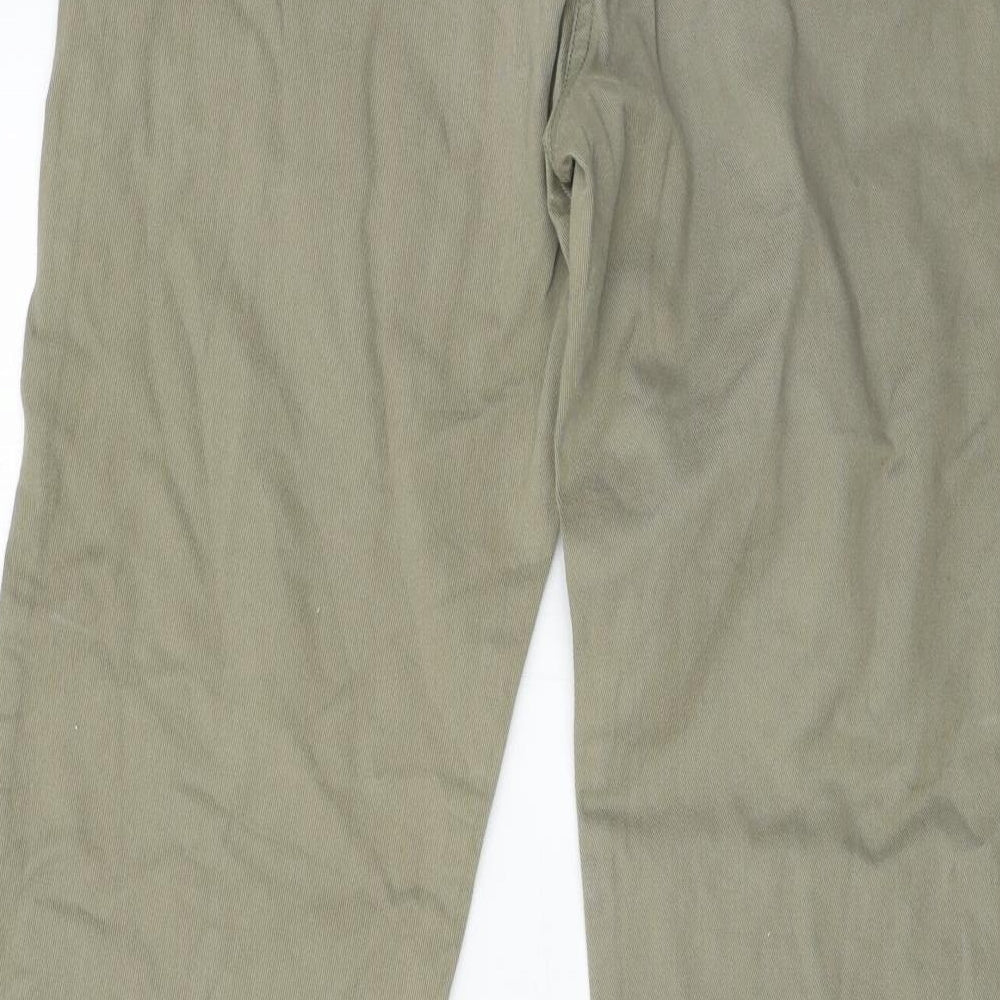 Papaya Womens Green   Straight Jeans Size 12 L29 in