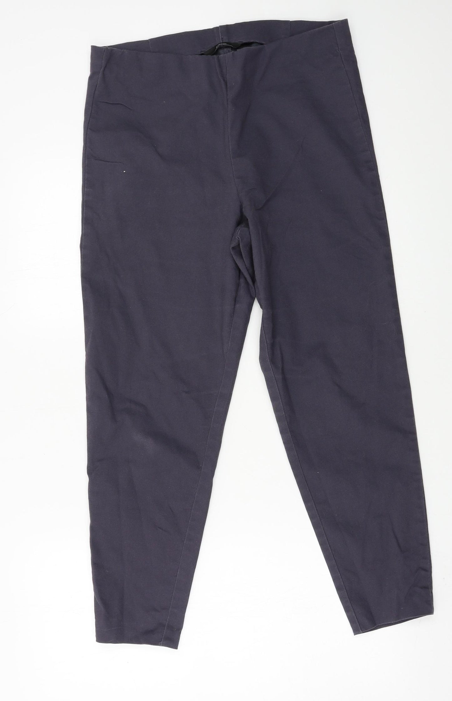 George Womens Grey  Denim Tapered Jeans Size 14 L24 in