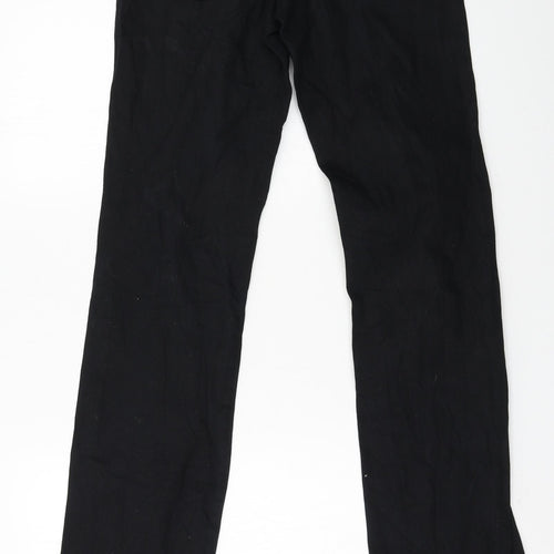VILA Womens Black  Denim Straight Jeans Size 29 in L33 in