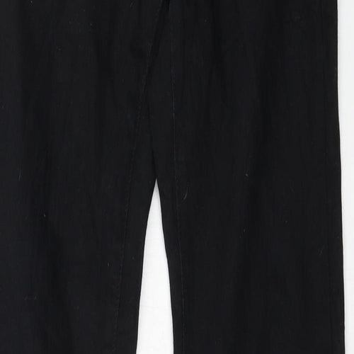 VILA Womens Black  Denim Straight Jeans Size 29 in L33 in