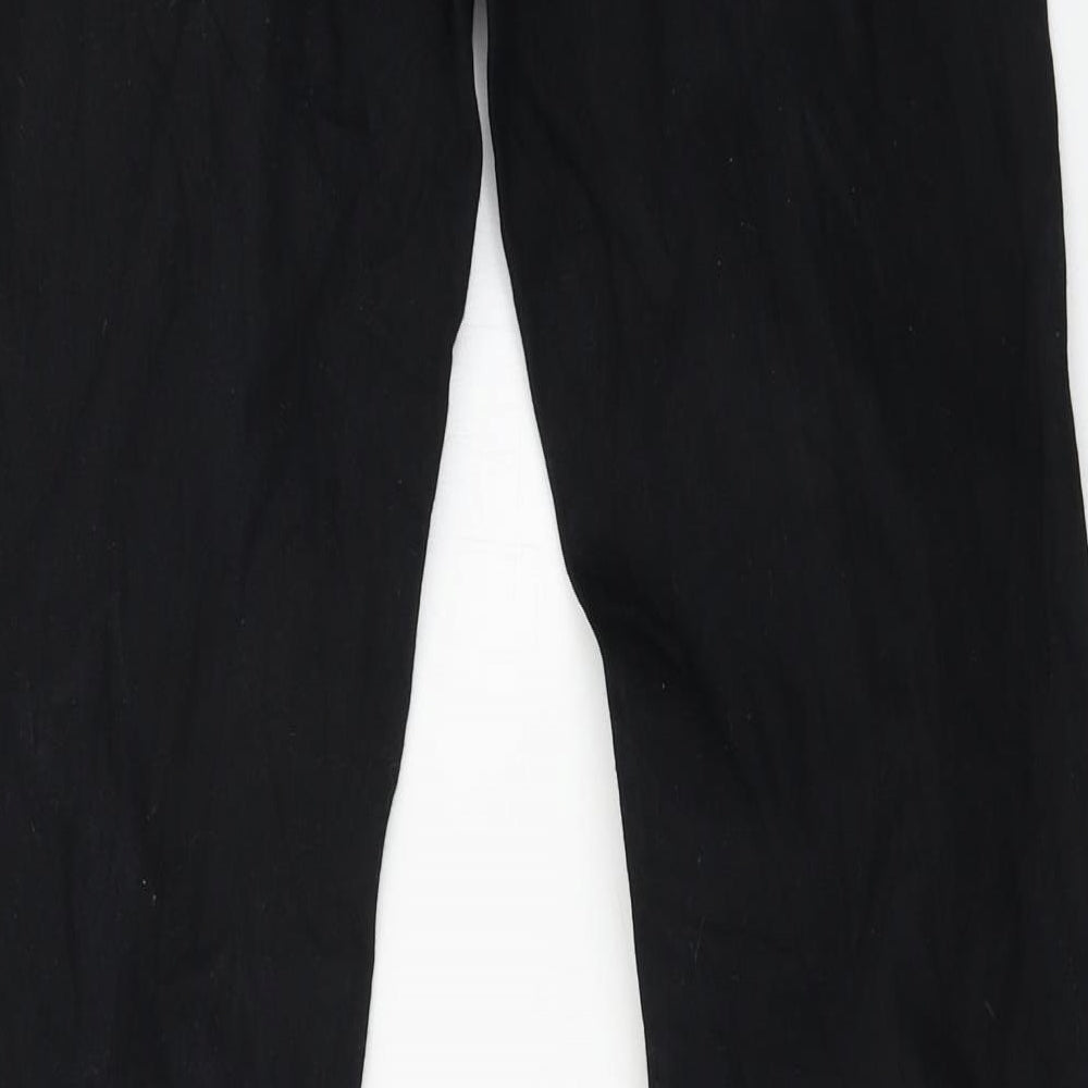 VILA Womens Black  Denim Straight Jeans Size 29 in L33 in