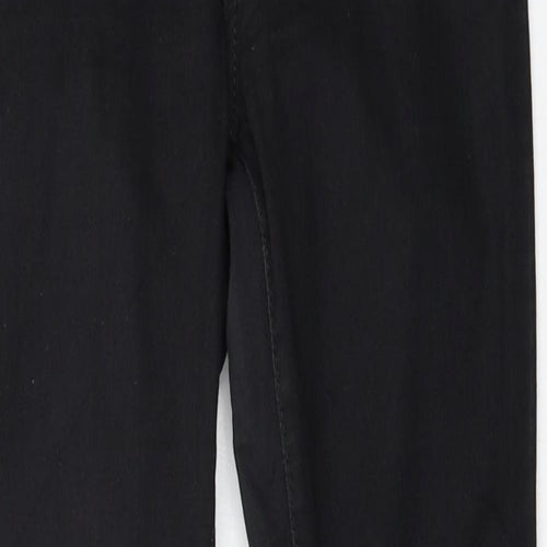 Never Denim Womens Black  Denim Skinny Jeans Size M L30 in