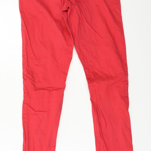 Slouse Womens Red   Capri Trousers Size XS L28 in